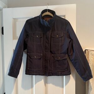 Navy Jacket with Multiple Pockets